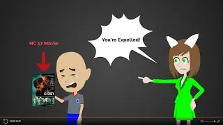 Classic Caillou Brings NC-17 Rating Movie To School/Expelled/Grounded