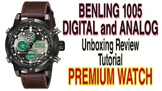 Benling 1005 Analog Digital Sports Watch🔥 UNBOXING REVIEW TUTORIAL