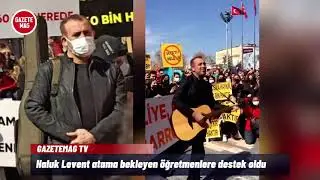 Haluk Levent atama bekleyen öğretmenlerin sesi oldu
