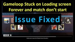 Gameloop Stuck on Loading after Match making | 100 % working method