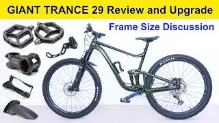 GIANT TRANCE 29, 2024 Bike Review and Upgrade. Frame Size Discussion.