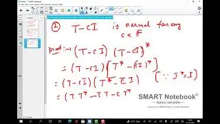 MA412, Lecture  no 30 ( Normal Operators 2.0 and Hermitian operators) by Tapas Chatterjee, IIT Ropar