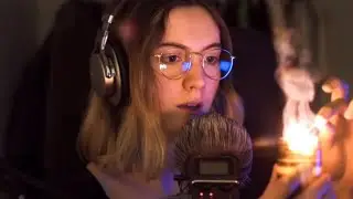 ASMR - Fire sounds & Seashell effect 🐚 [Ear to Ear]