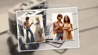 Retro Slide: Amor en los Años 70 - PowerPoint & Clipchamp