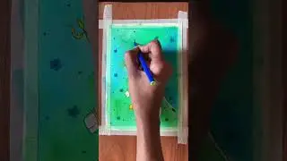 Navratri Day 8: Mahagauri Devi Painting | Peacock Green 💚