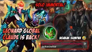 NGAKAK! BEGINI CARA TOP GLOBAL CLAUDE MELAWAN ROGER GOLDLANE DIMETA SEKARANG! | Mobile Legends