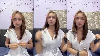 Yayaarasyid is wearing a white dress again, but there is something that needs to be focused on.