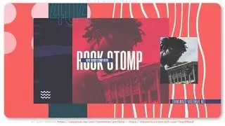 Top After Effects Projects: Rock Stomp Intro + Free Font