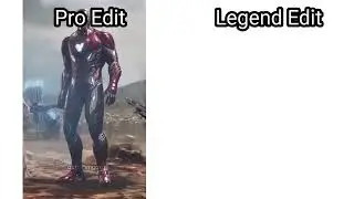 Legend 😎Edit V/S Pro😈 Edit | Ironman Funny Edit 😂| Best Complication |
