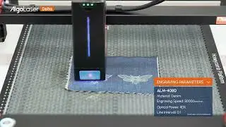 Algolaser  Delta 40W gravure Jeans