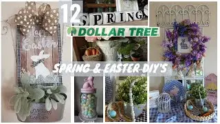 12 DOLLAR TREE SPRING & EASTER DIY'S 2020