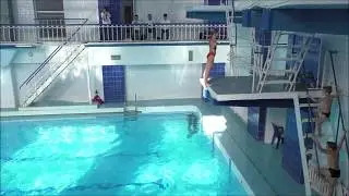 Прыжки победителя Первенства и Чемпионата Севастополя по прыжкам в воду 2018