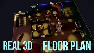 Demo Floor Plan 3D Home Assistant 2024