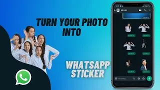How to make your own photo stickers on Whatsapp. | Tech Cratic |2021