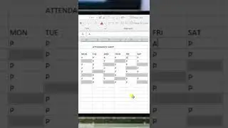 Create an Efficient Attendance Sheet in Excel: Quick and Easy GuideLearn. visit my YouTube channel
