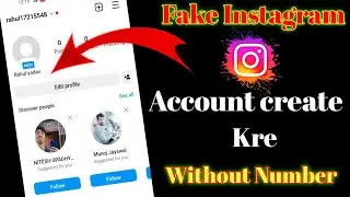 Fake Instagram account kaise banaye// how to create fake Instagram account 😱😱