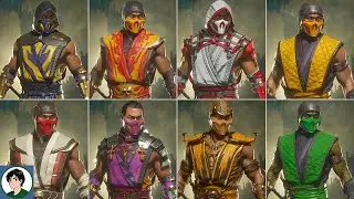 Scorpion All Skins Showcase