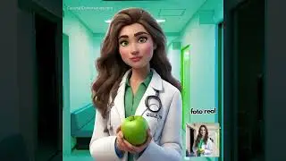 Caricatura animada en 3d (nutriólogos)