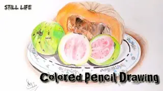 How to Draw Fruits With Colored Pencil