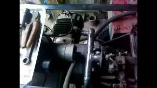 Самодельный Минитрактор 4х4.(К-750 переделка на один карбюратор)