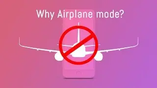 What happens if you don't put your phones on airplane mode while flying?