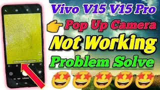Vivo V15 V15 Pro Pop Up Camera Not Working Problem Solve | Pop Up Camera Repair Kese kare 🤩