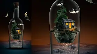 Bottle Photoshop Manipulation Tutorial By Picture Fun