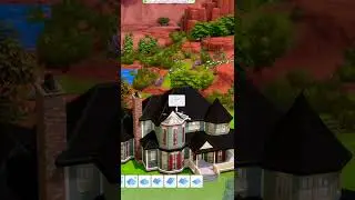 HOW TO roof bay windows in The Sims 4 #shorts
