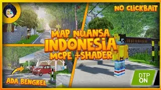 Ada bengkel⁉️Map Nuansa Indonesia Di Minecraft | Minecraft Bedrock/MCPE 1.19 - 1.20