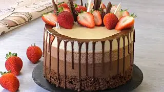 Triple Chocolate Mousse Cake ☆ Maryana Recipe (+Eng. Sub.)