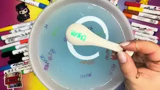 Drawing names in BLUE water