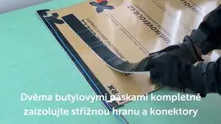 Inštalácia odolnej vykurovacej uhlíkovej fólie LARX