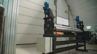 Вальцы трехвалковые RME 2000x8