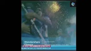 World Cup 2011 IND vs SL Final -India won MS Dhoni
