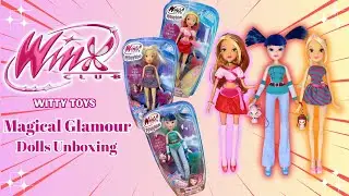 Winx Club Magical Glamour Dolls Unboxing Part 1 (Flora, Musa and Stella) | Jodollicious