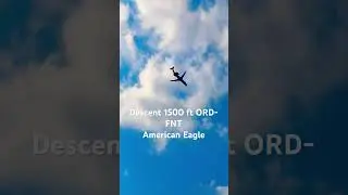 Descent 1500 ft Michigan Planespotting #planespotting #miplanespotting #flint