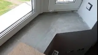 Установка деревянного подоконника на сухую (на клей монтажный)