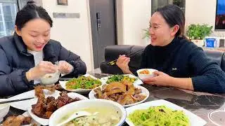 My daughter  who went to college outside  ate the dishes cooked by her parents and felt the taste o