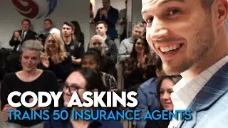 Cody Askins Does a Live Training Session with 50 Insurance Agents!