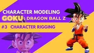 Character Modeling | Dragonball Z | Goku | Part 3 |  Blender #tutorial #dragonball #dragonballz