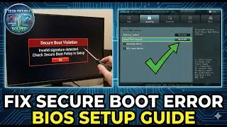 Secure boot violation. Invalid signature detected check secure boot policy in setup.