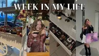 FALL WEEK IN MY LIFE: organizing my apartment, grocery haul, influencer events
