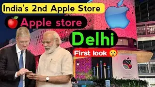 Apple store in Delhi ||India's 2nd Apple store||saket apple store delhi