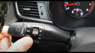 Car controls (dashboard, headlights, badges, climate control)