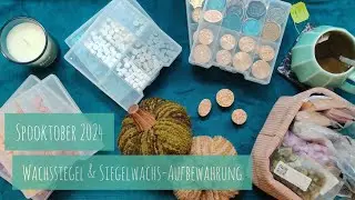 Meine Wachssiegel-Sammlung & Wachsaufbewahrung | Spooktober 2024 | dekoriat