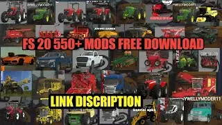 Fs 20 New map 500+ mods link, ||Farming simulator 20 apk download link ,#subscribeb