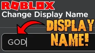 How To Get DISPLAY NAME On ROBLOX 2021!