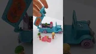 1996 Polly Pocket Flower cafe on the go 100% complete #pollypocket #pollypocketvintage