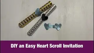 How to DIY Invitation Paper Scrolls with Rinea Foiled Paper 