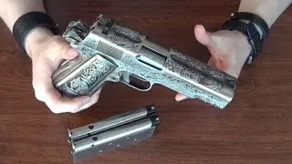 (Airsoft) Unboxing the Double Barrel 1911 WE (floral pattern)